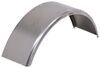 no step steel single axle trailer fender for enclosed trailers - 13 inch to 14 wheel qty 1
