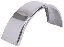 Single Axle Trailer Fender for Boat Trailers - Stainless Steel - 14" Wheels - Qty 1 - HP98VR