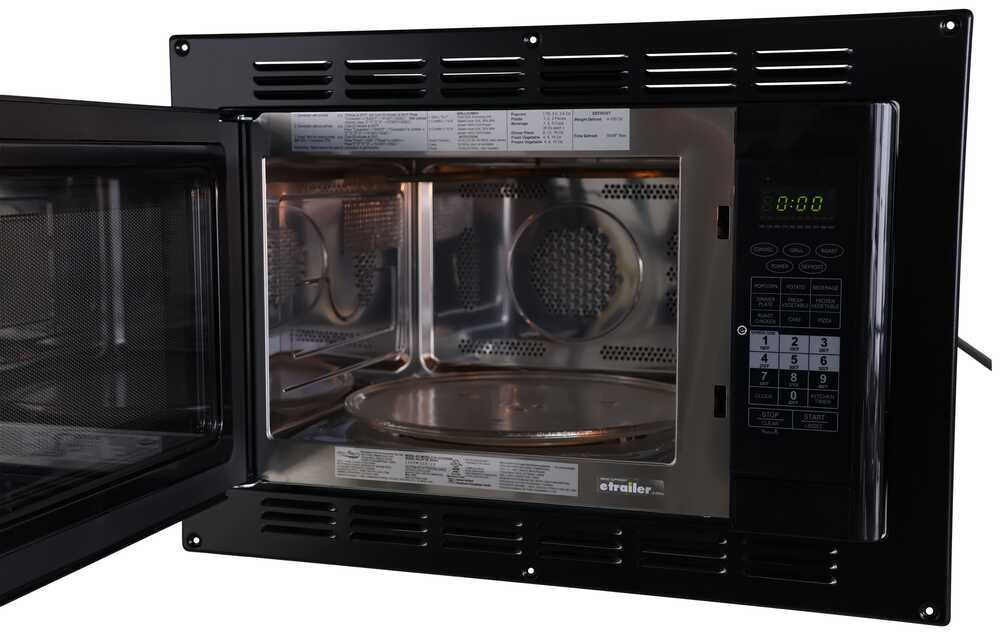 RecPro RV Convection Microwave Stainless Steel 1.1 Cu. ft. | 120V | Microwave | Appliances