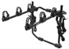 does not fit spoilers non-adjustable hollywood racks express 3 bike carrier - fixed arms trunk mount