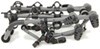 frame mount - anti-sway adjustable arms hollywood racks over-the-top 3 bike rack for vehicles w/ spoilers trunk