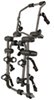 hollywood racks trunk bike frame mount - anti-sway 2 bikes over-the-top carrier for vehicles w/ spoilers adjustable arms