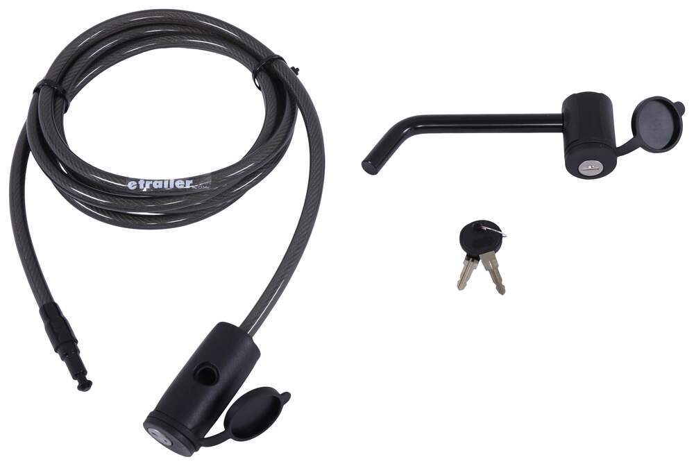 Hollywood Racks 11/4" Hitch Lock and 8' Cable Lock for Bike Racks