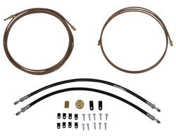 Hydrastar Hydraulic Brake Line Kit - Single Axle - 15' Long, 1/8" Main Line - HS496-151