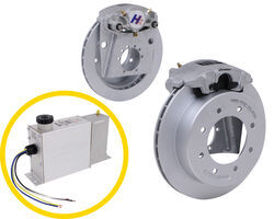Hydrastar Disc Brake Kit w/ Actuator for Single Axle Trailers - 13" Rotor - 8 on 6-1/2 - 7K