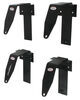 brophy clamp on camper tie-downs - bed mount black powder coated steel qty 4