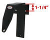 front and rear tie-downs bed-mounted brophy clamp on camper - bed mount black powder coated steel qty 4