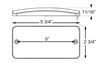 daylight white led light dimensions