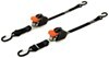 trailer truck bed 0 - 1 inch wide cargobuckle mini g3 retractable ratchet straps w s-hooks x 6' 466 lbs qty 2