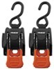 trailer 6 - 10 feet long cargobuckle mini g3 retractable ratchet straps w e track adapters 1 inchx6' 466 lbs qty 2