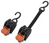 trailer s-hooks cargobuckle mini g3 retractable ratchet straps - bolt on 1 inch x 6' 466 lbs qty 2