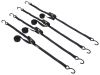 trailer truck bed s-hooks cargobuckle ratchet tie-down straps w/ - 1 inch x 15' 500 lbs qty 4