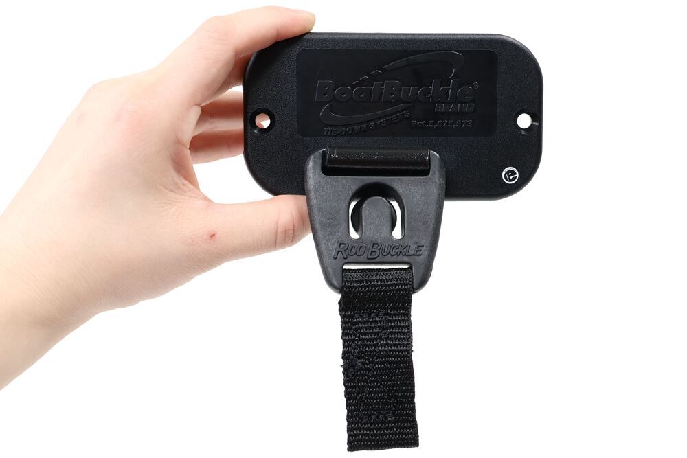 RodBuckle Retractable Fishing Rod Tie-Down Strap - 2 x 24 - Deck