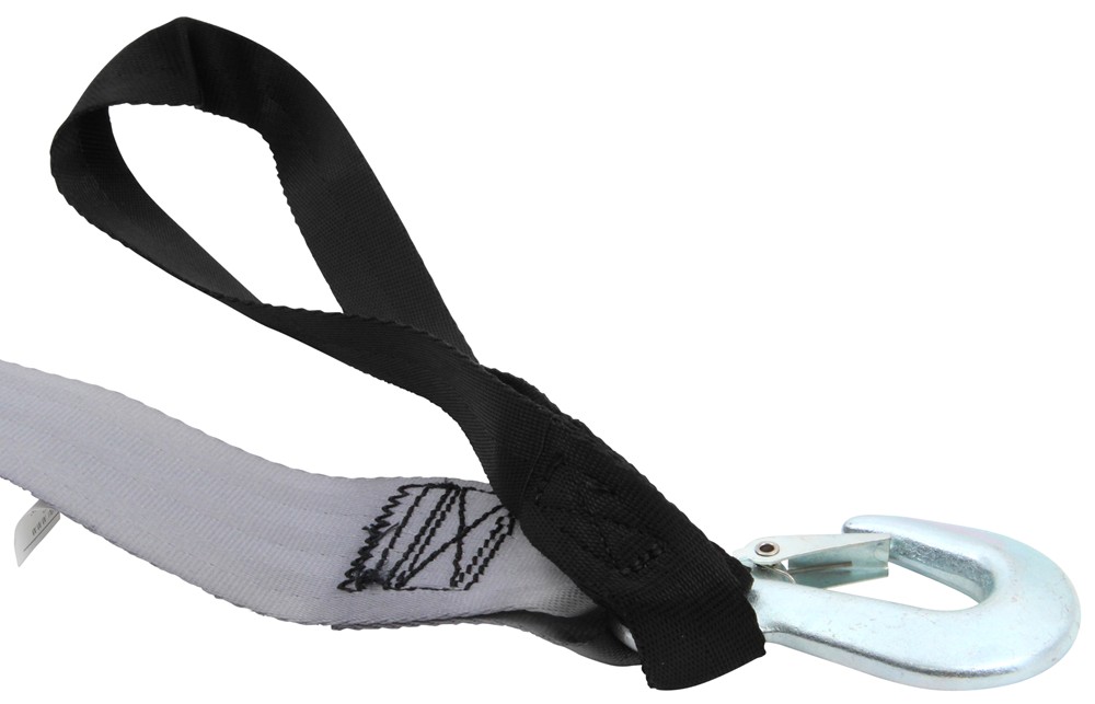 BoatBuckle PWC Winch Strap with Hook and Soft Tie - Loop End - 2