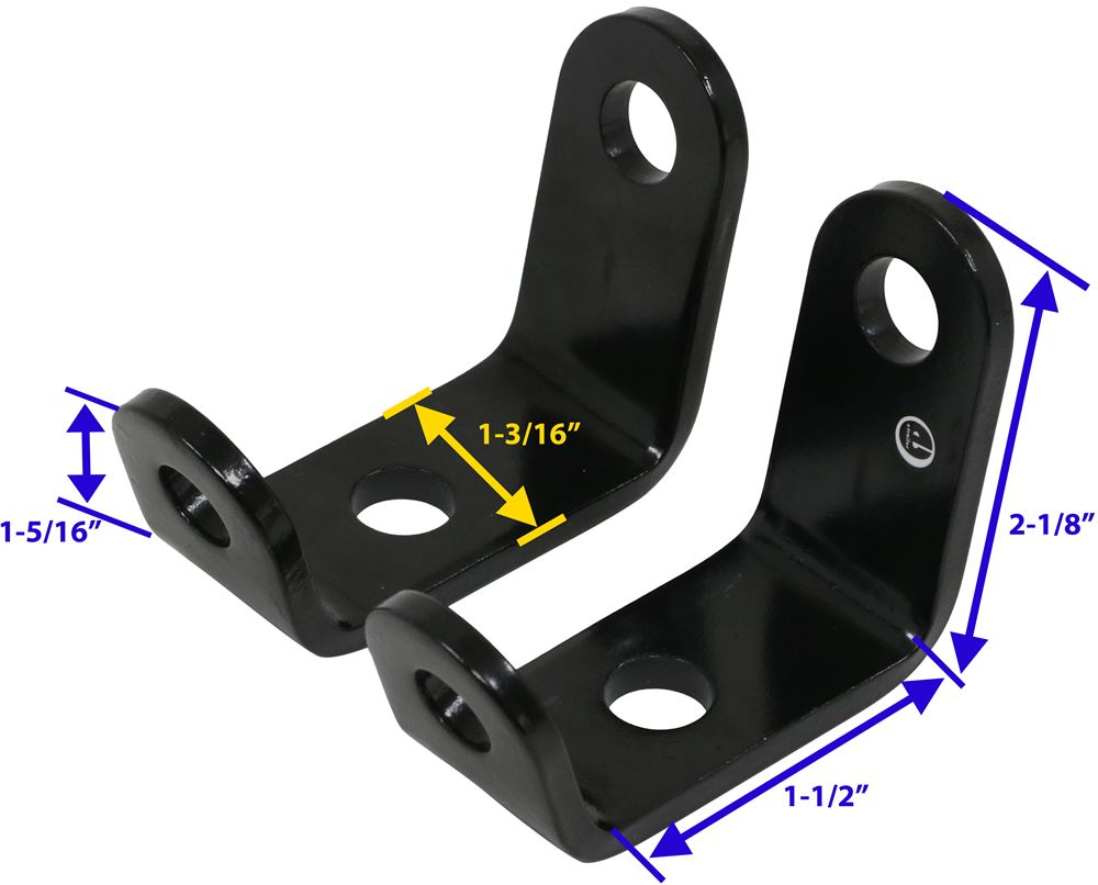 Mounting Brackets for BoatBuckle G2 Retractable, Ratcheting Tie-Down Straps  - 5,000 lbs - Qty 2 BoatBuckle Accessories and Parts IMF14254