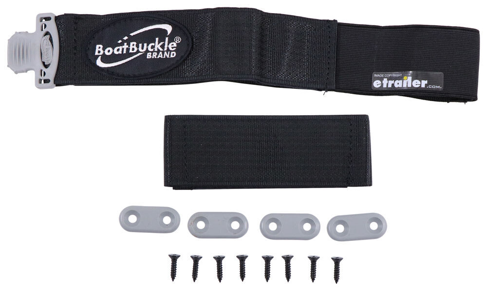 BoatBuckle Fishing Rod Hold-Down PLUS System - 4 Rods with Reels