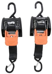 CargoBuckle G3 Retractable Ratchet Straps w/ S-Hooks - 2" x 6' - 1,167 lbs - Qty 2 - IMF18800-86