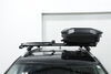 0  dual side access inno portable rooftop cargo box with platform rack - 6 cu ft matte black