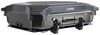 low profile inno portable rooftop cargo box with platform rack - 6 cu ft matte black