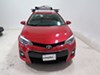 2014 toyota corolla  roof mount carrier aero bars elliptical factory round square on a vehicle