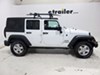 2015 jeep wrangler unlimited  roof mount carrier aero bars elliptical factory round square on a vehicle