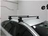 0  crossbars inno square bar roof rack for fixed mounting points or tracks - black steel qty 2