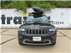 2014 jeep grand cherokee  aero bars factory round square high profile on a vehicle