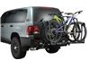 platform rack fold-up tilt-away inno tire hold bike for 2 bikes - 1-1/4 inch and hitches tilting
