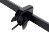 crossbars inno square bar roof rack for naked roofs - black steel qty 2