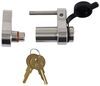 latch lock infiniterule trailer coupler - trigger style 1/4 inch pin diameter 1-1/8 span