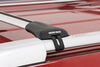 0  complete roof systems aero bars rhino-rack vortex stealthbar rack - raised factory side rails aluminum silver