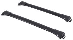 Rhino-Rack Vortex StealthBar Roof Rack - Raised, Factory Side Rails - Aluminum - Black - JA8938