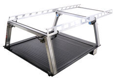 Pace Edwards JackRabbit Retractable Tonneau Cover w Contractor Rig Rack - Aluminum and Vinyl - Black