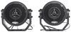 pair of speakers recessed mount surface jensen heavy-duty outdoor - 4-1/2 inch wide x tall 60 watts qty 2