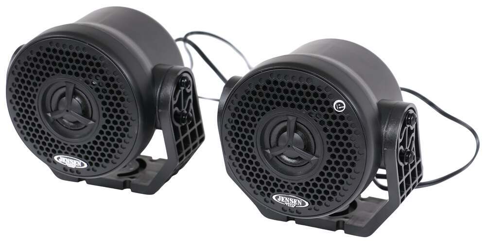 Jensen Heavy-Duty Outdoor Speakers - 4-1/2" Wide x 4-1/2" Tall - 60 Watts - Qty 2 - JEN23RR