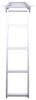 Jif Marine Underdeck Tritoon Ladder - 4 Steps - 48" Tall x 13" Wide - Aluminum 4 Steps JIF25FR