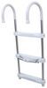 gunwale hook ladder jif marine - 3 steps 40 inch tall 250 lbs aluminum 7 hooks