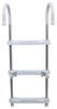 gunwale hook ladder 3 steps jif marine - 40 inch tall 250 lbs aluminum 7 hooks