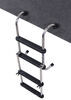 Jif Marine Folding Pontoon Ladder - 4 Steps - 44-1/2" Tall - 300 lbs - Stainless Steel Folding JIF38FR