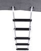 pontoon boat ladder 54-1/2 inch tall jif marine folding - 5 steps 300 lbs aluminum