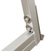 hinged dock ladder 5-1/4 inch deep jif marine folding - 4 steps 300 lbs aluminum step