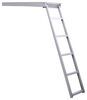 Jif Marine Underdeck Pontoon Ladder for Round Decks - 5 Steps - 59" Tall - 300 lbs - Aluminum 5 Steps JIF85FR
