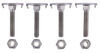 boat accessories deck bolts replacement pontoon - stainless steel qty 4