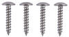 dock accessories screws mounting for jif marine ladders - stainless steel qty 4