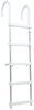 gunwale hook ladder jif marine - 5 steps 60 inch tall 250 lbs aluminum 7 hooks