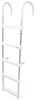 gunwale hook ladder 5 steps jif marine - 60 inch tall 250 lbs aluminum 7 hooks