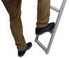 Jif Marine Underdeck Pontoon Ladder for Flat Decks - 4 Steps - 48" Tall - 300 lbs - Aluminum Aluminum JIF45FR