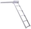 pontoon boat ladder 5 steps jif marine underdeck for flat decks - 59 inch tall 300 lbs aluminum