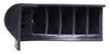 dock bumpers jif marine corner bumper - 8-1/2 inch long x 3-1/2 tall black plastic