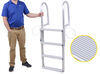 lift dock ladder 4 inch deep jif marine retractable floating - steps 750 lbs aluminum step